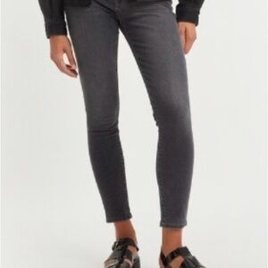 721 High Rise Levi's Women's Charcoal Skinny Jeans